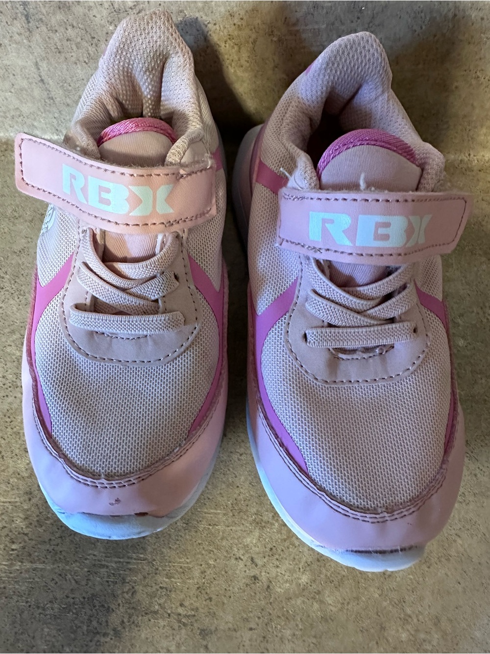 RBX Kids' Lightweight Pink Athletic Sneakers Size 10